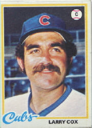 1978 Topps Baseball Cards      541     Larry Cox